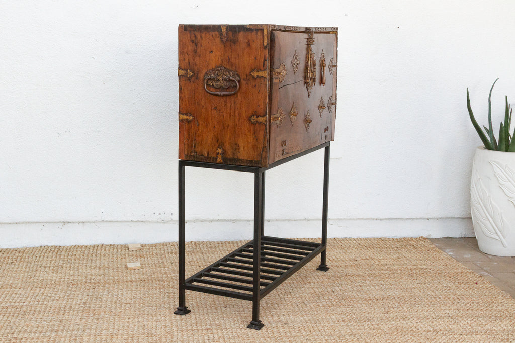 18th Century Spanish Walnut Vargueño on Stand