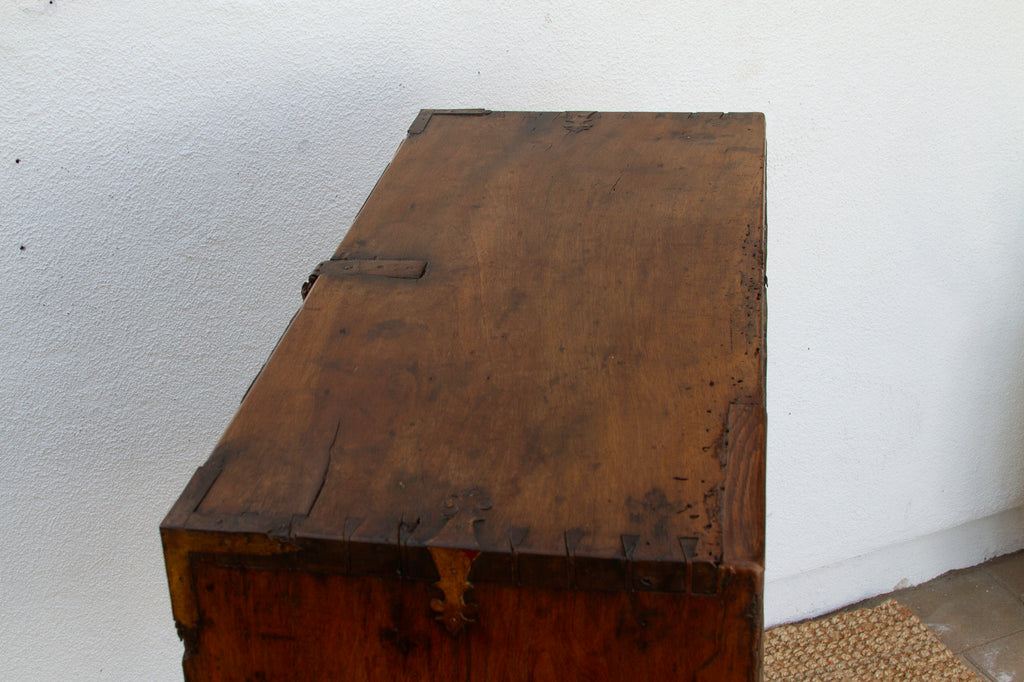 18th Century Spanish Walnut Vargueño on Stand