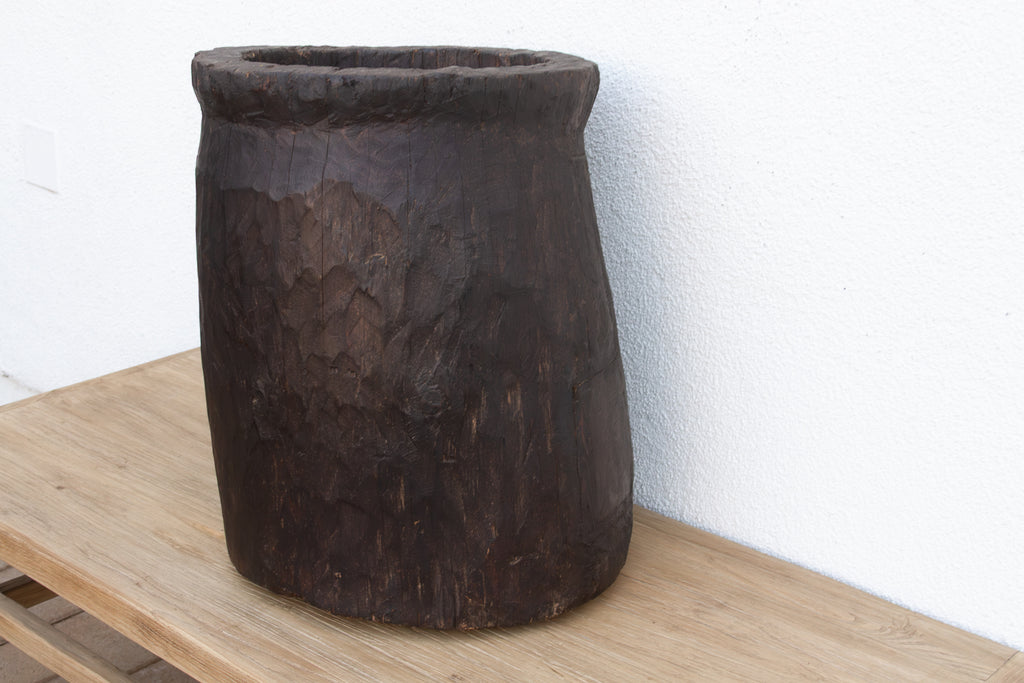 Organic Brutalist Naga Floor Vessel