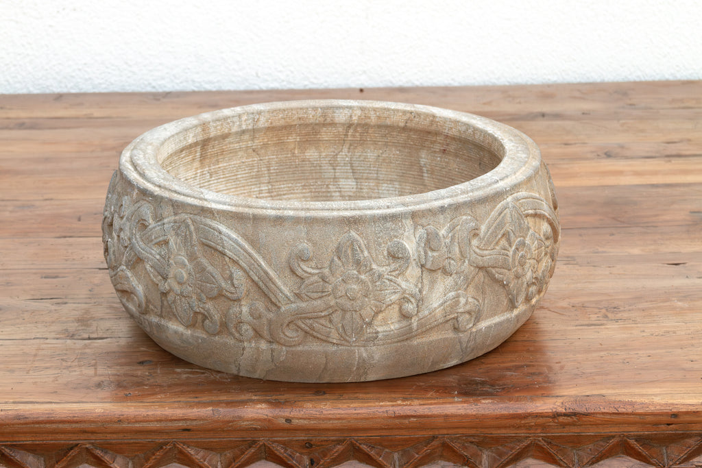 Manor House Hand-Carved Stone Vessel