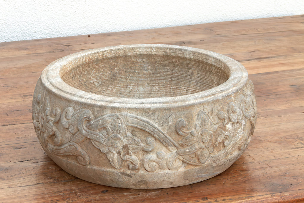 Manor House Hand-Carved Stone Vessel