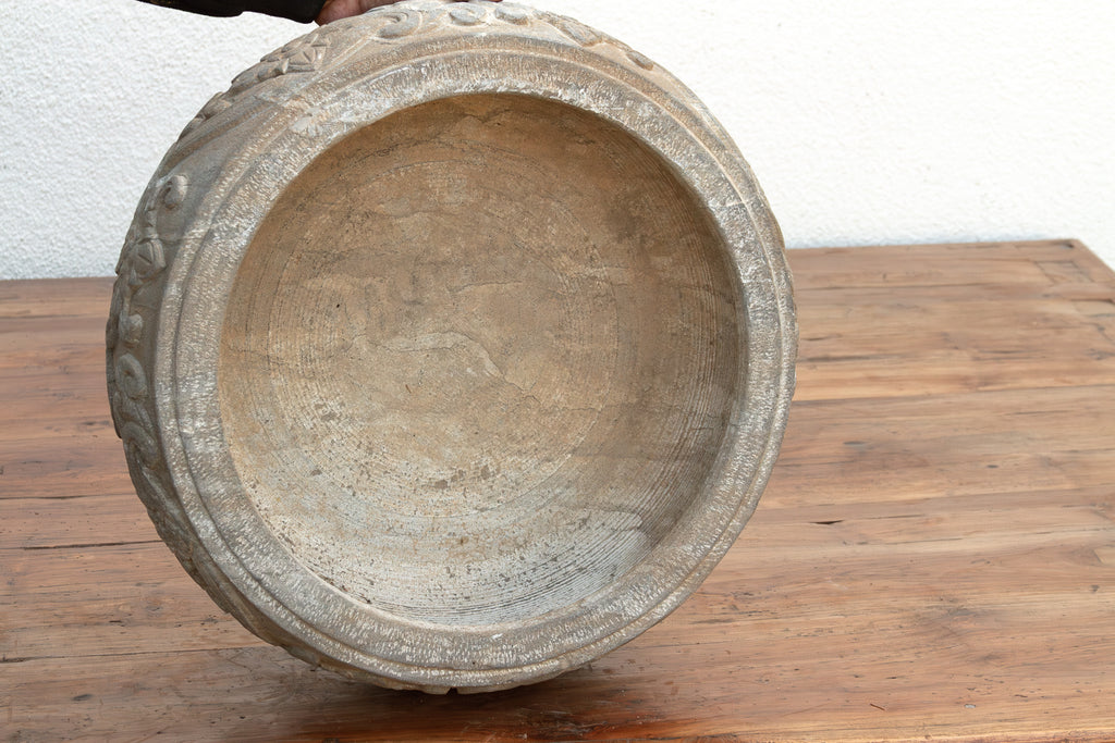 Manor House Hand-Carved Stone Vessel