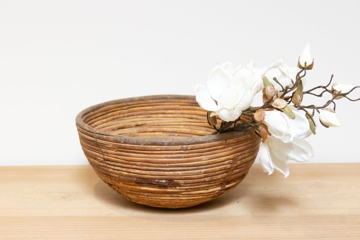 Vintage Wicker Himalayan Basket | DE-COR– DE-COR | Globally Inspired