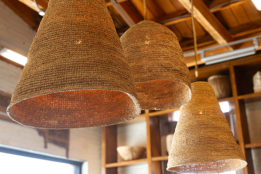 Monumental Dome Shape Sea Grass Woven Lantern (Trade)