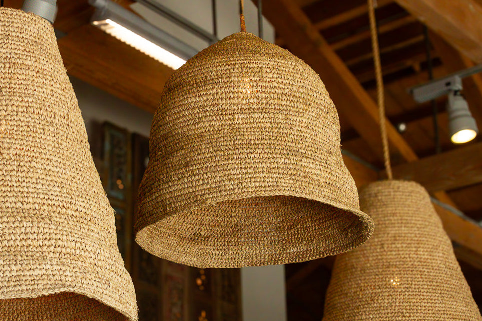 Monumental Dome Shape Sea Grass Woven Lantern (Trade)