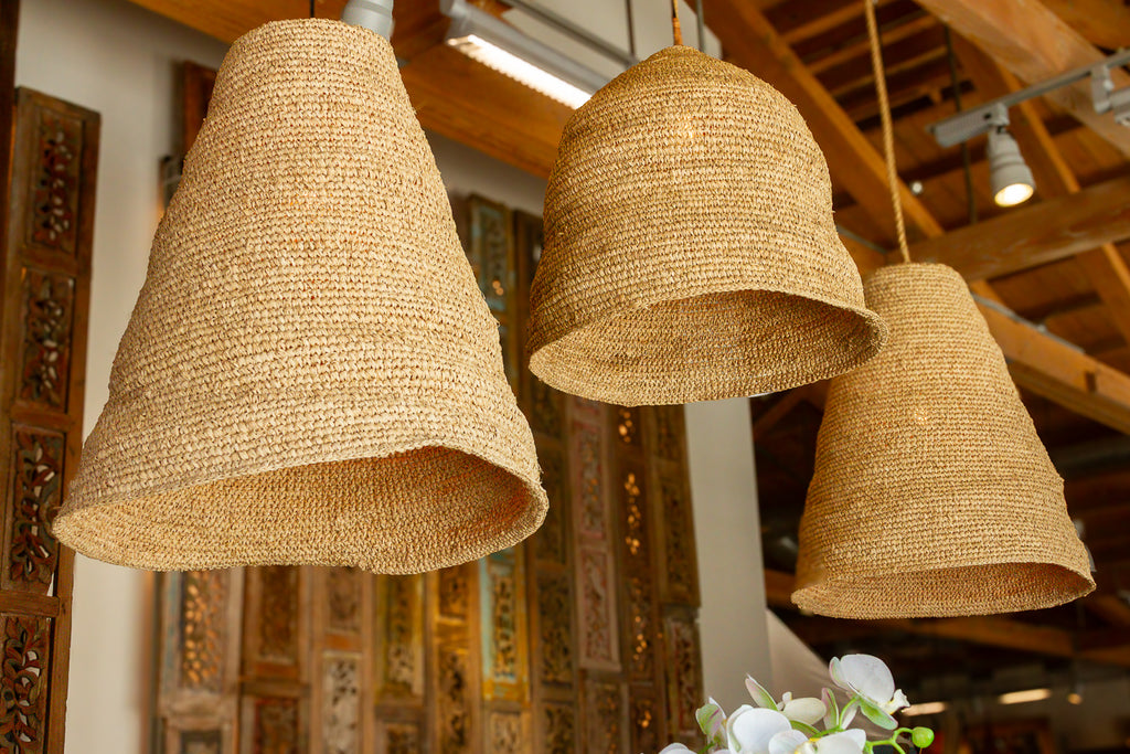 Monumental Dome Shape Sea Grass Woven Lantern (Trade)
