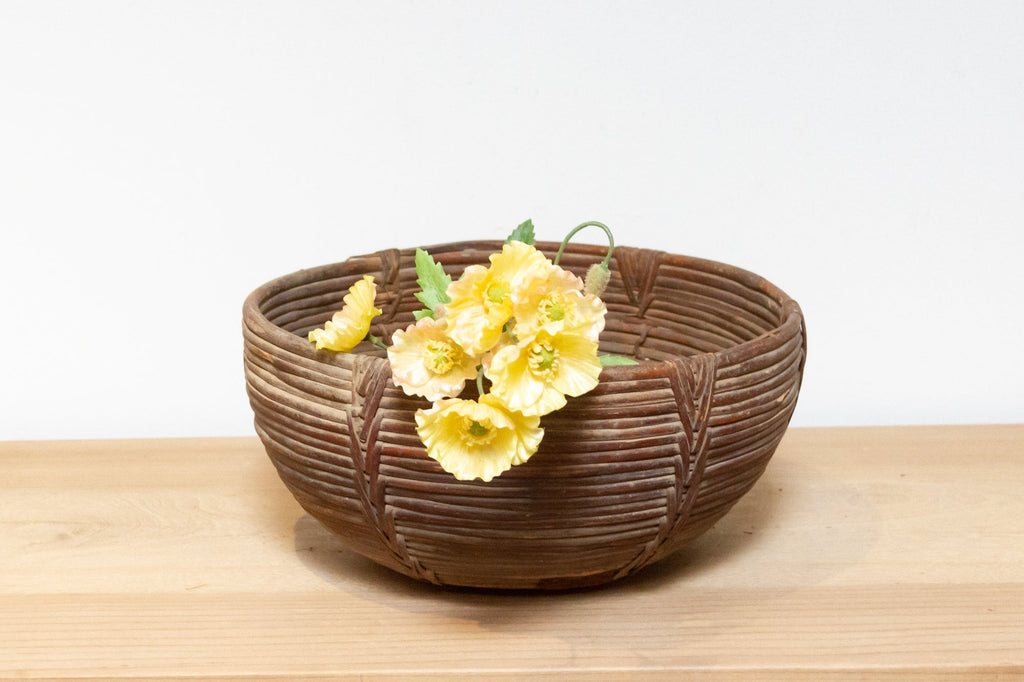 Vintage Farmhouse Wicker Basket