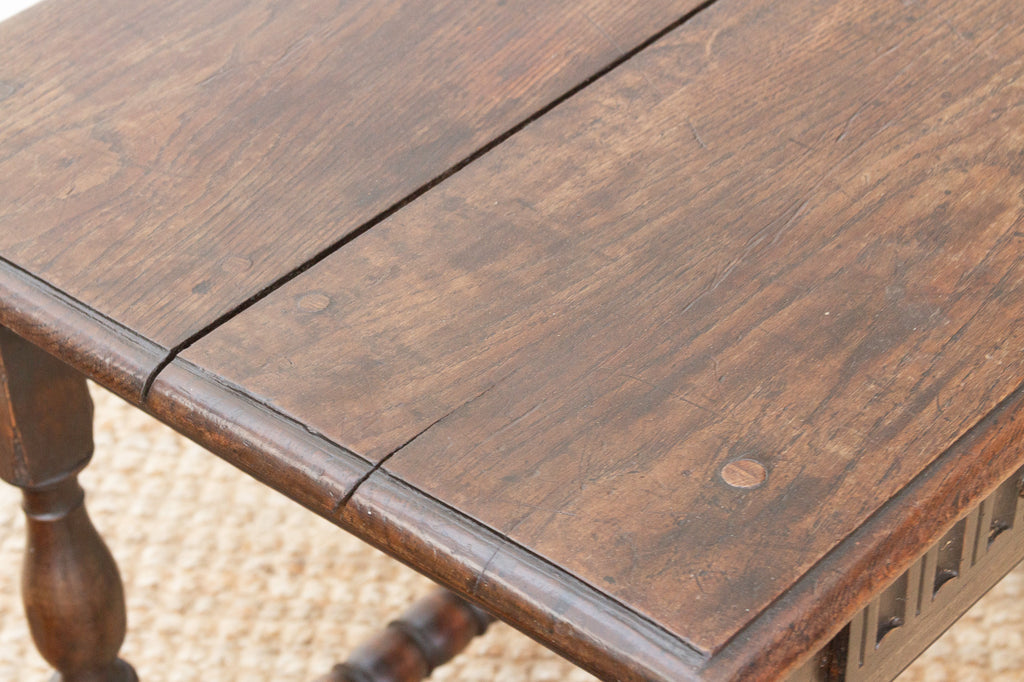 17th Century English Carved Tavern Table