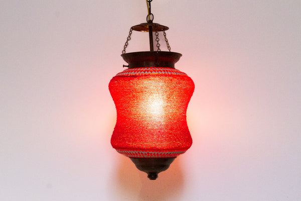 Amaranth Beaded Pendant Lamp