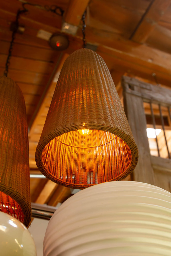 Oasis Resin-Woven Indoor-Outdoor Lantern