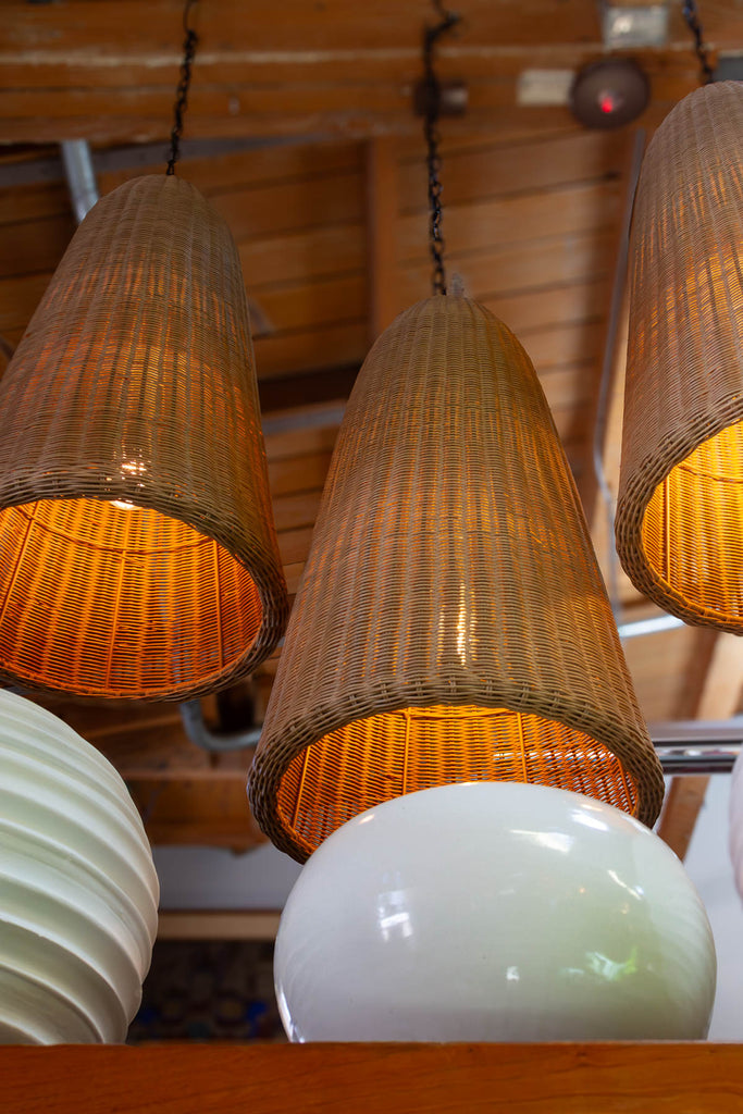 Oasis Resin-Woven Indoor-Outdoor Lantern