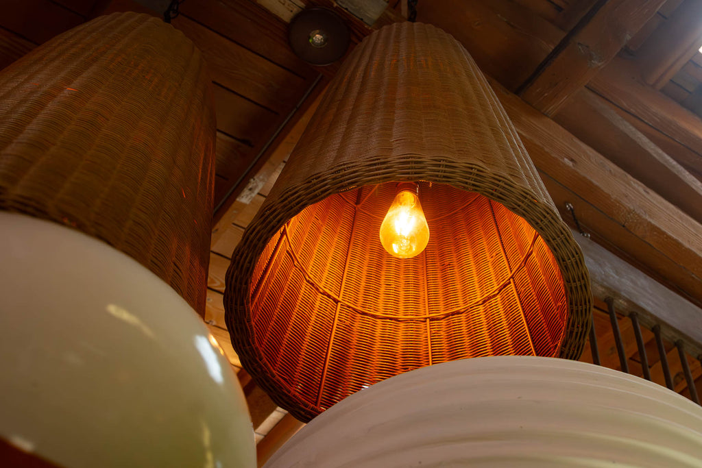 Oasis Resin-Woven Indoor-Outdoor Lantern