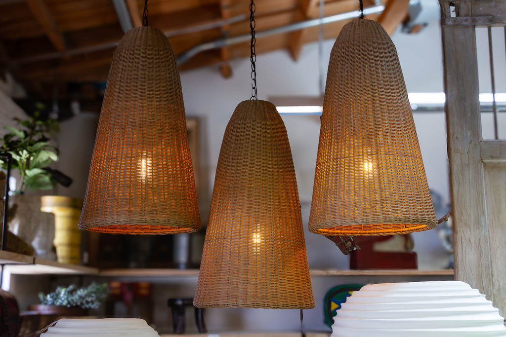 Oasis Resin-Woven Indoor-Outdoor Lantern