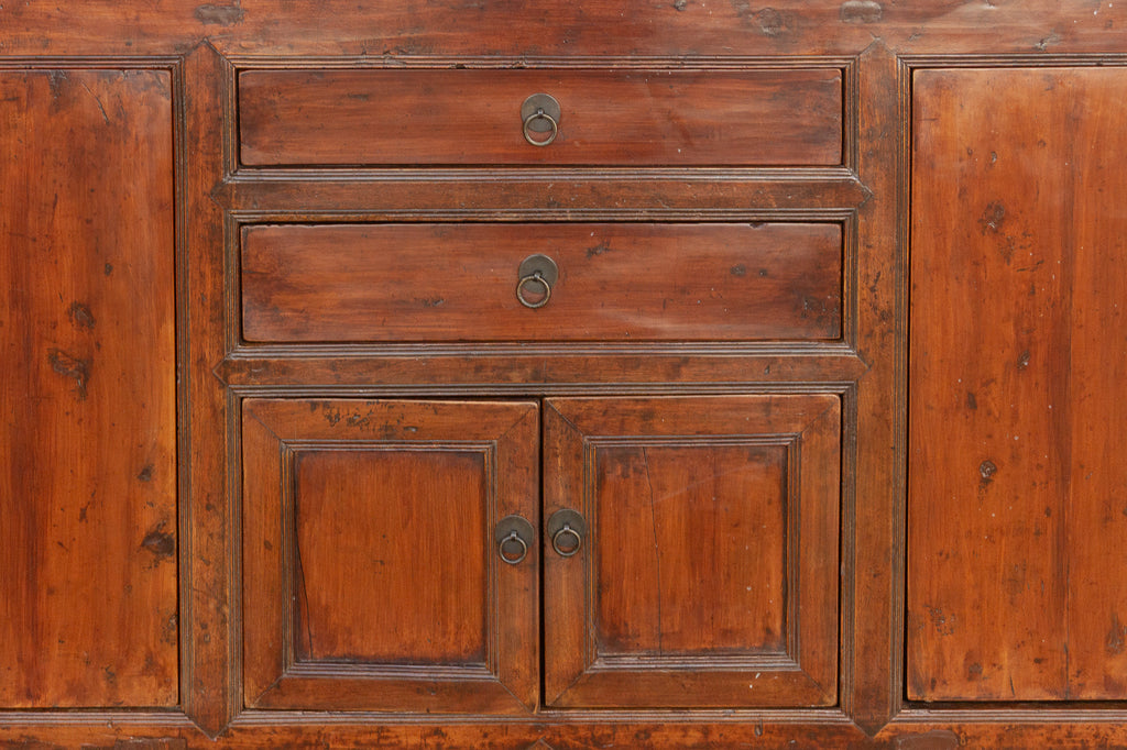 Antique Walnut Asian Scholar's Sideboard