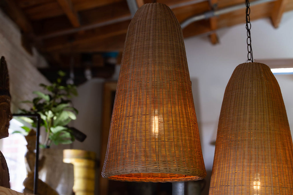 Oasis Resin-Woven Indoor-Outdoor Lantern