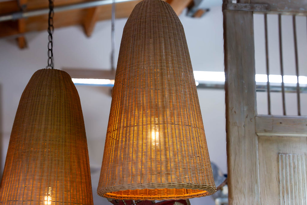 Oasis Resin-Woven Indoor-Outdoor Lantern