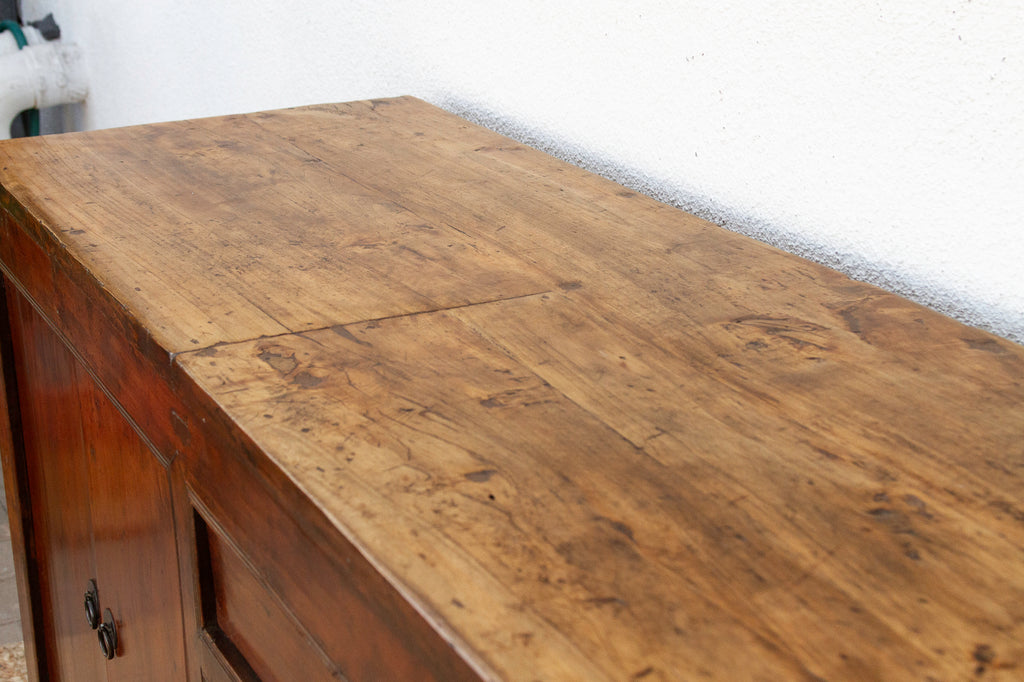 Antique Walnut Asian Scholar's Sideboard