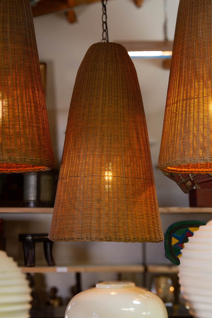 Oasis Resin-Woven Indoor-Outdoor Lantern
