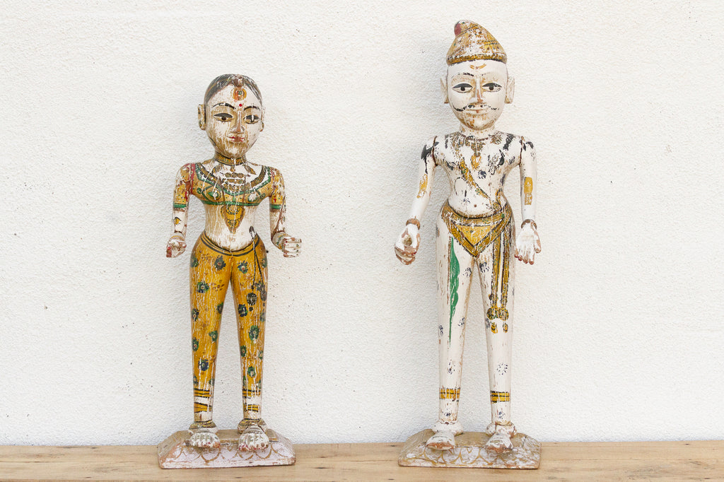 Divine Pair of Antique Indian Gangaur Figure