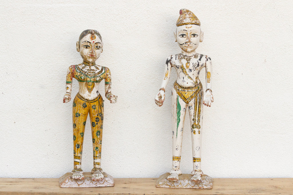 Divine Pair of Antique Indian Gangaur Figure