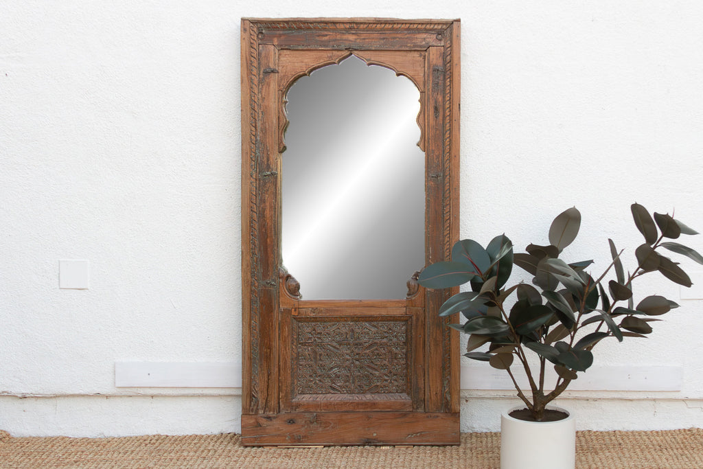 Antique Architectural Mughal Arch Mirror (Trade)