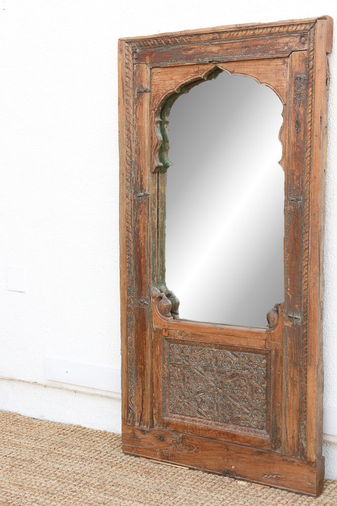 Antique Architectural Mughal Arch Mirror (Trade)