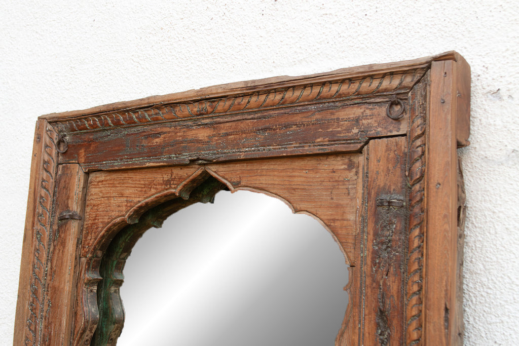 Antique Architectural Mughal Arch Mirror (Trade)