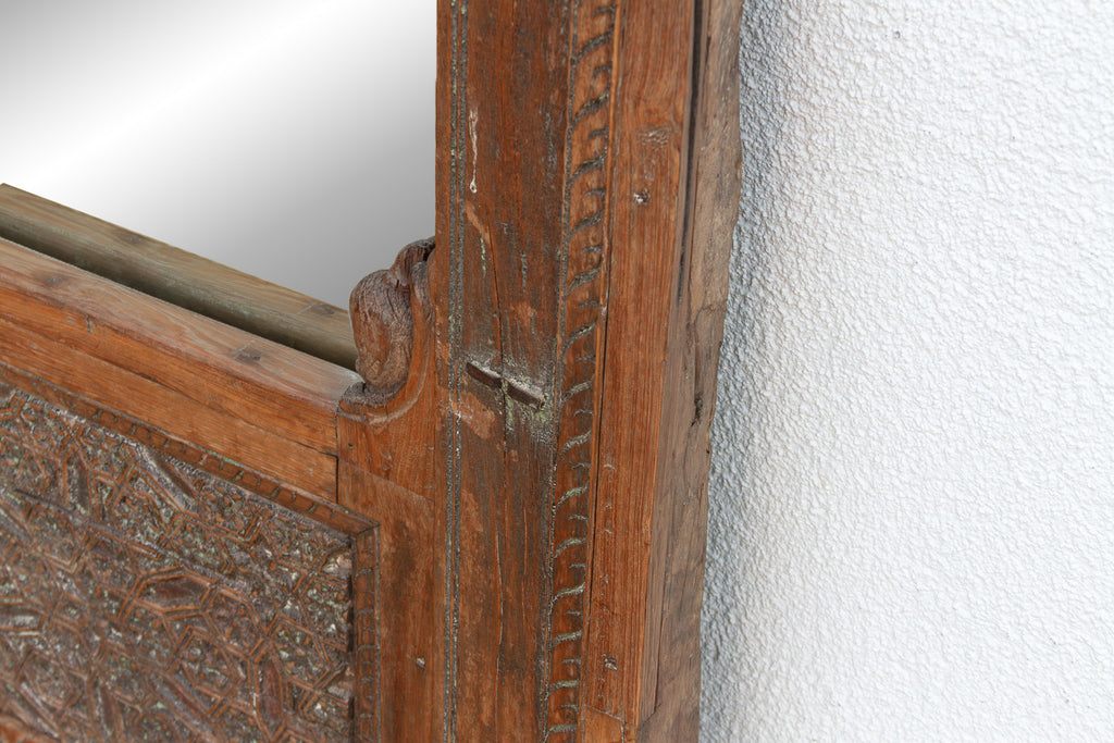 Antique Architectural Mughal Arch Mirror (Trade)