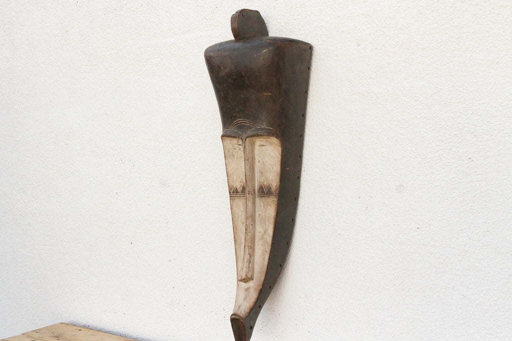 Monumental Fang Mask, Ceremonial & Striking