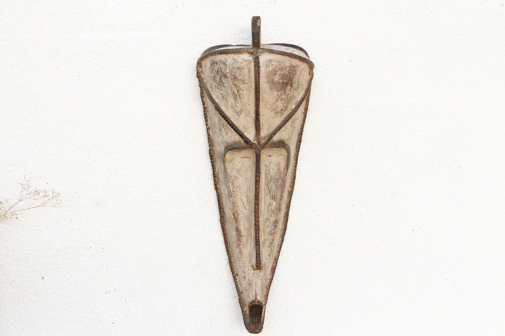 Authentic Large Fang Mask with Ritual Ropework