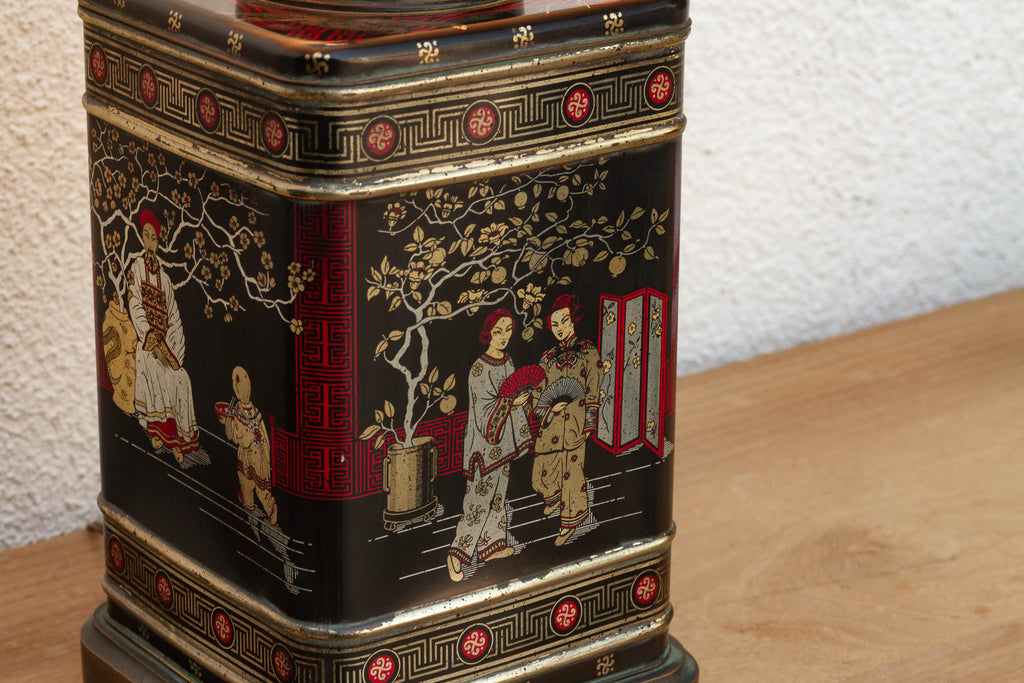 Antique Canton Tea Merchant Tin Lamp (Trade)