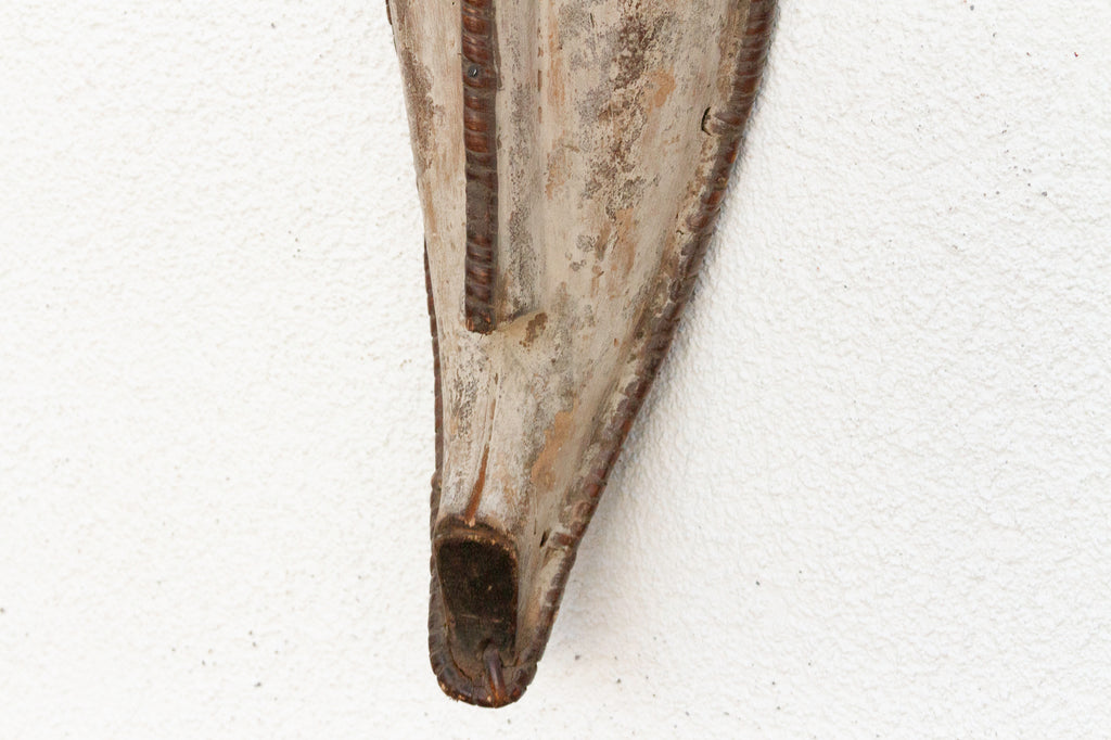 Authentic Large Fang Mask with Ritual Ropework