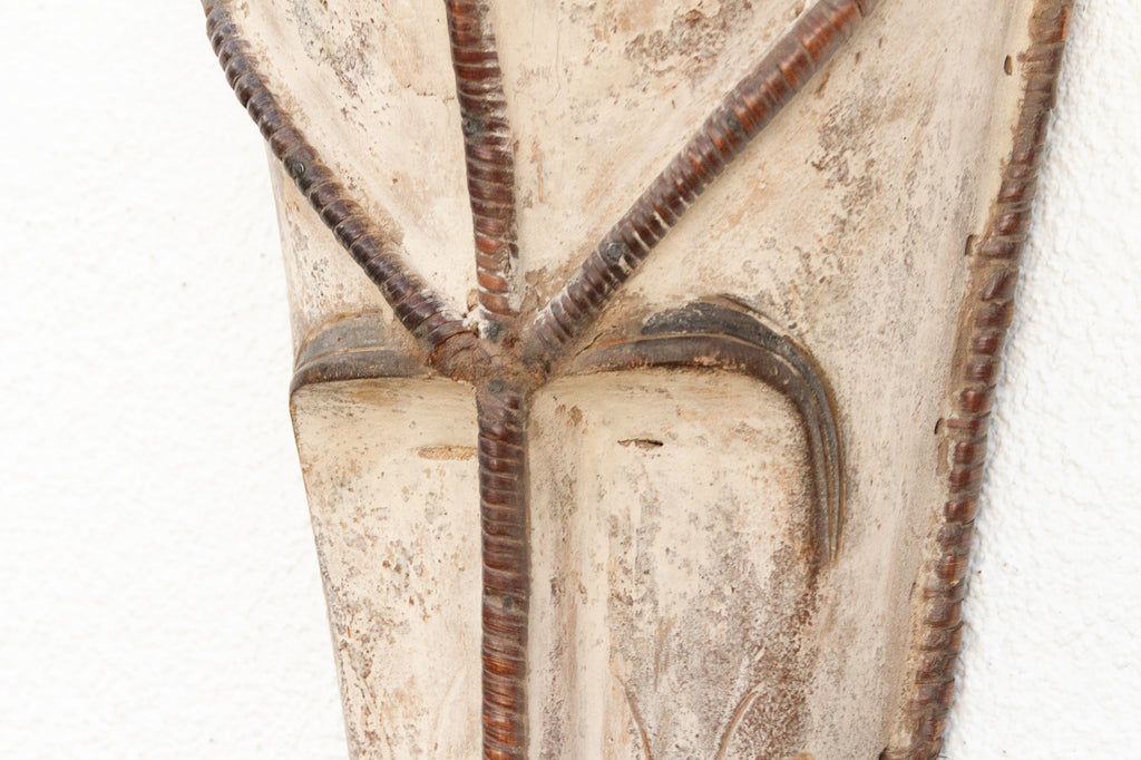 Authentic Large Fang Mask with Ritual Ropework