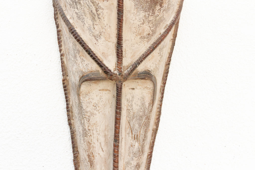 Authentic Large Fang Mask with Ritual Ropework
