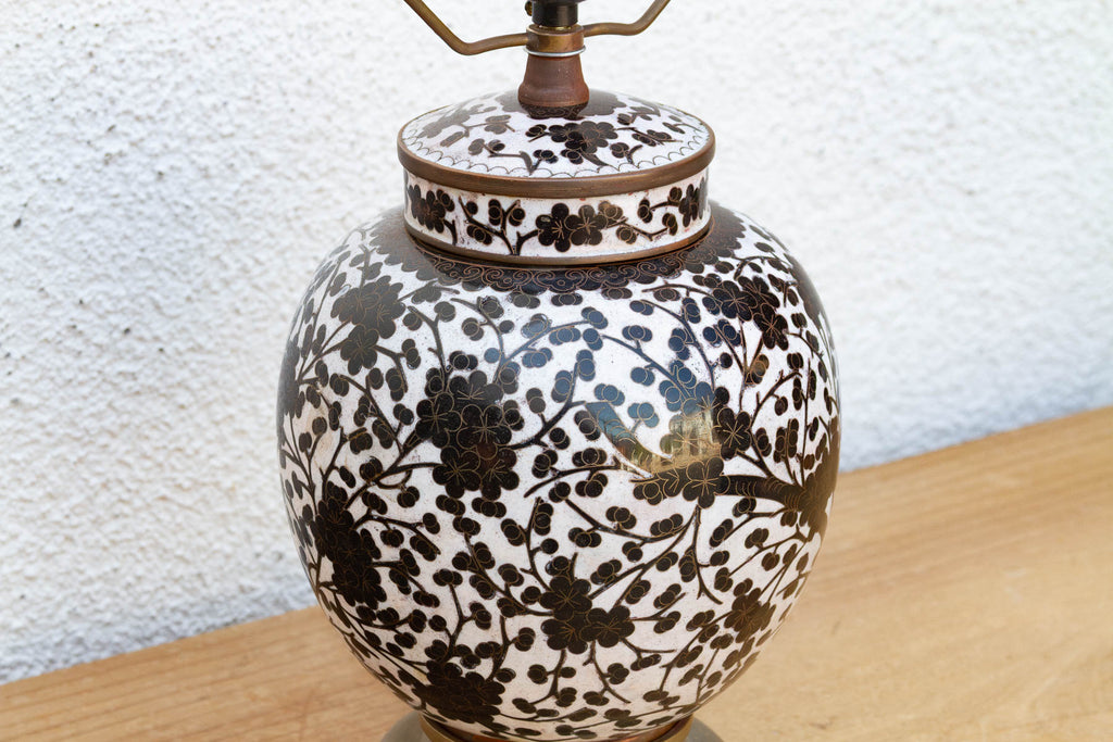 Vintage Midnight Floral Blossom Table Lamp (Trade)