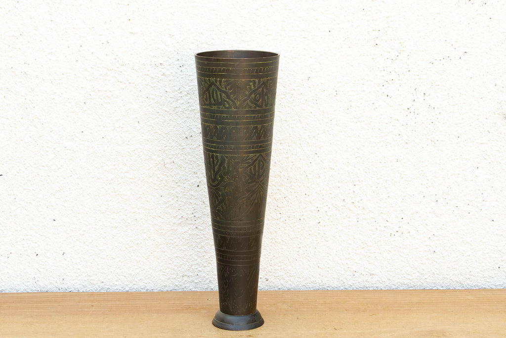 Antique Scholar's Verdigris Bronze Vessel (Trade)