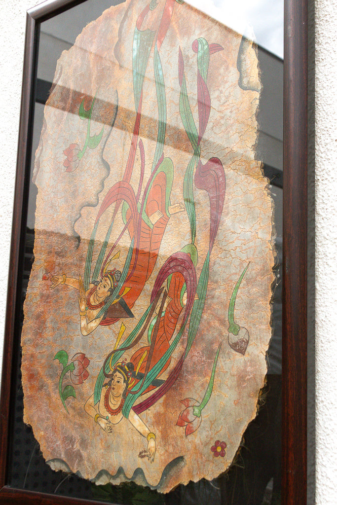 Framed Vintage Botanical Plaster Art