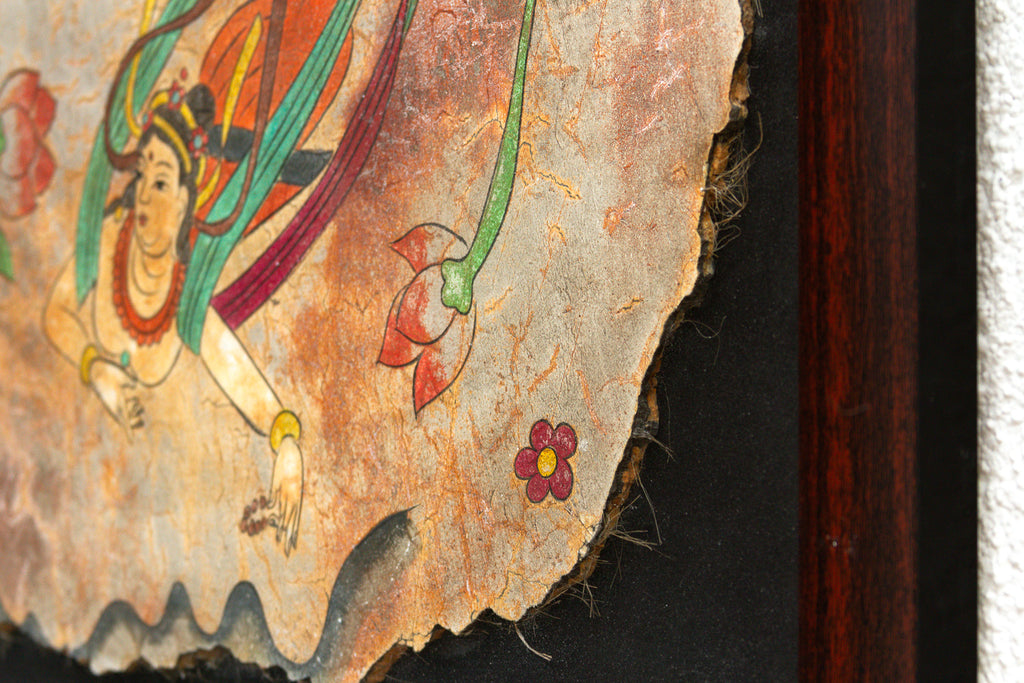 Framed Vintage Botanical Plaster Art