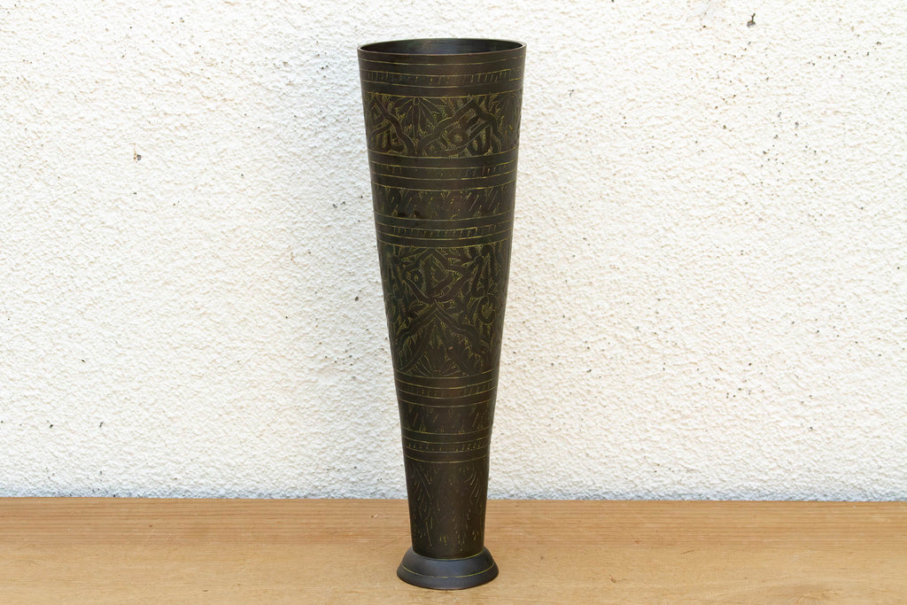 Antique Scholar's Verdigris Bronze Vessel (Trade)