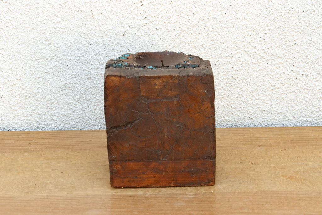 Antique Jodhpur Blue Corbel Candle Holder