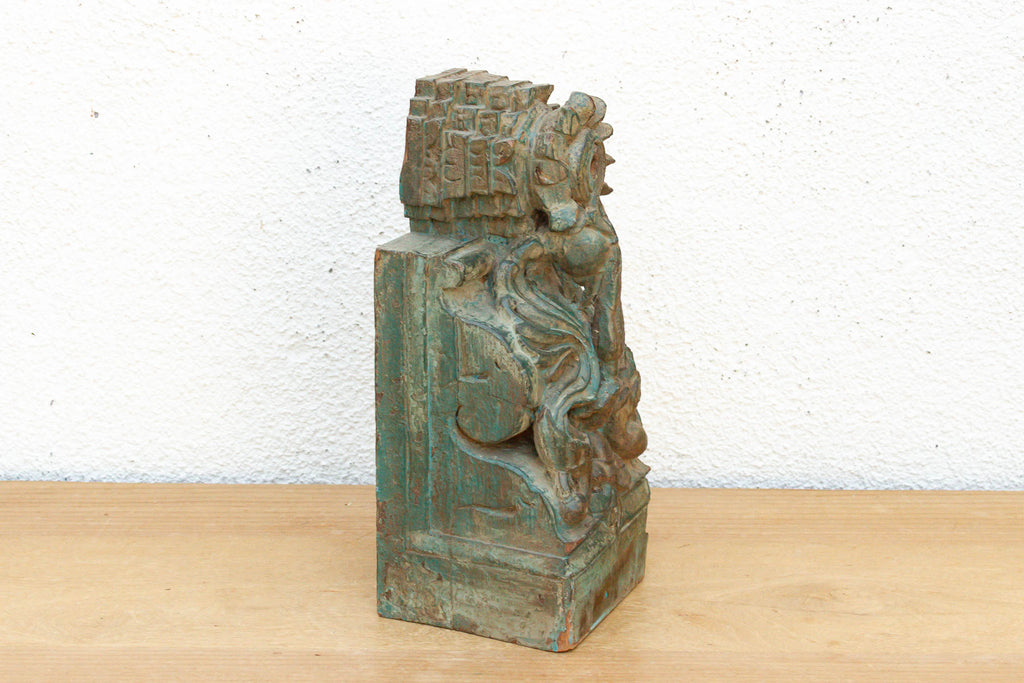 Mid 19th Century Verdigris Architectural Corbel