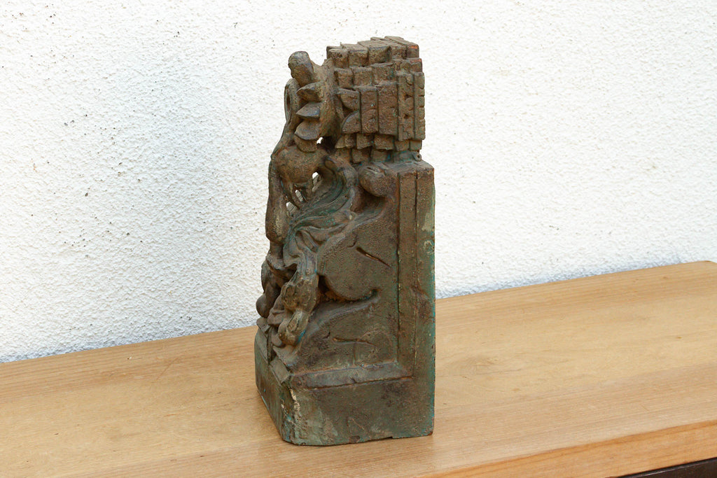 Mid 19th Century Verdigris Architectural Corbel