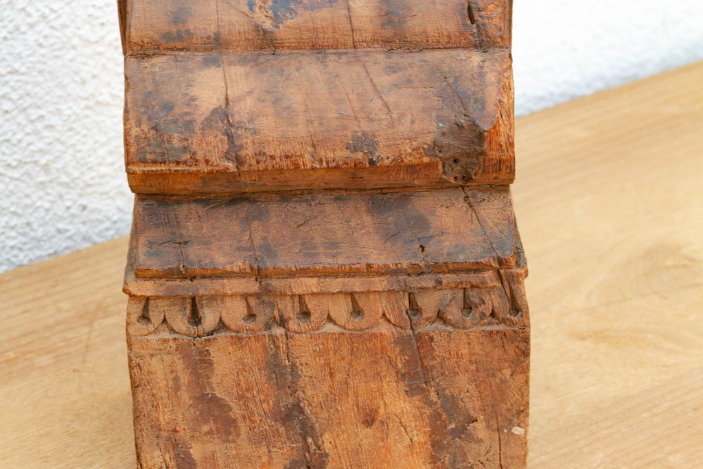 Antique Aged Teak Architectural Fragment