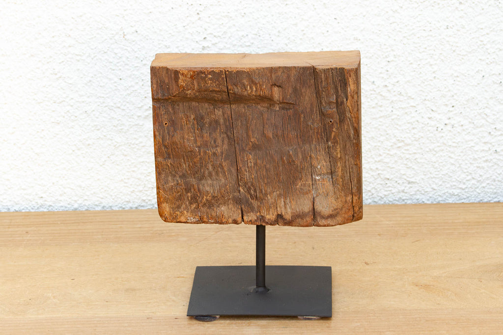 Small Rosette Antique Beam Sculpture