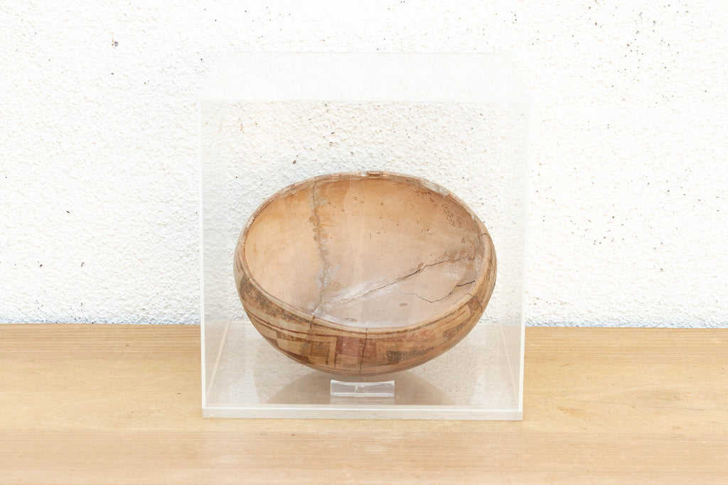 Ancient Pre-Columbian Encased Terracotta Bowl (Trade)