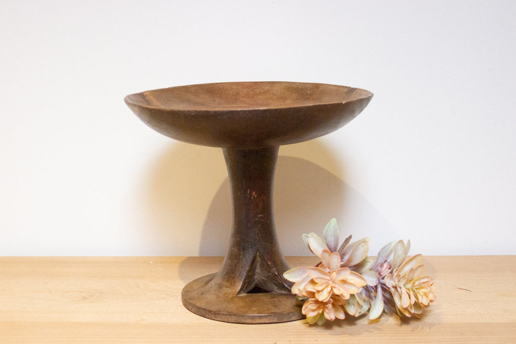 Small Vintage Naga Round Table