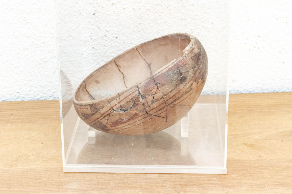 Ancient Pre-Columbian Encased Terracotta Bowl (Trade)