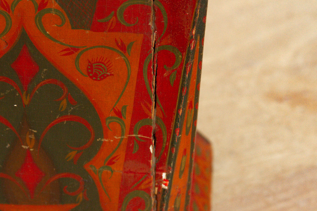 Handpainted Kashmiri Wood Tea Caddy (Trade)
