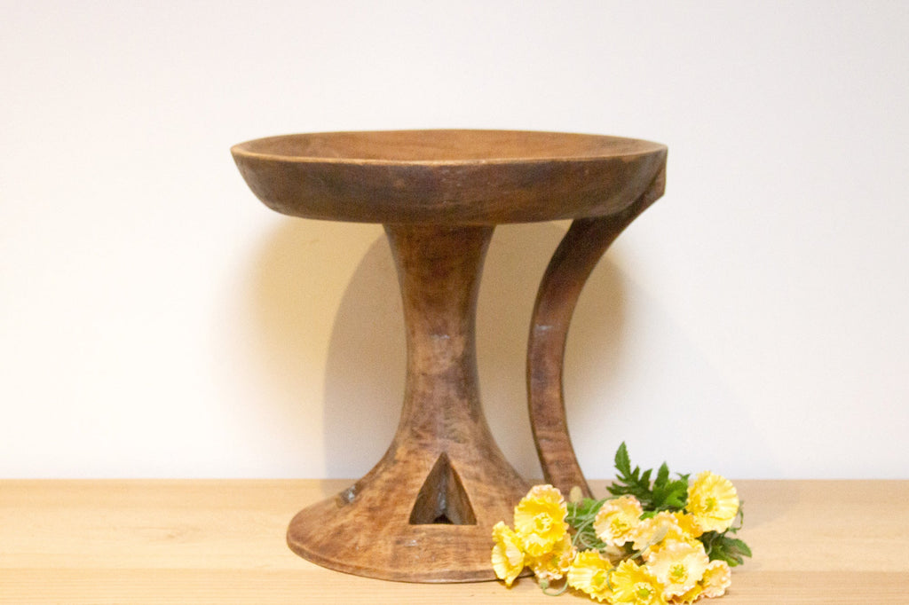 Vintage Rounded Top Naga Stool