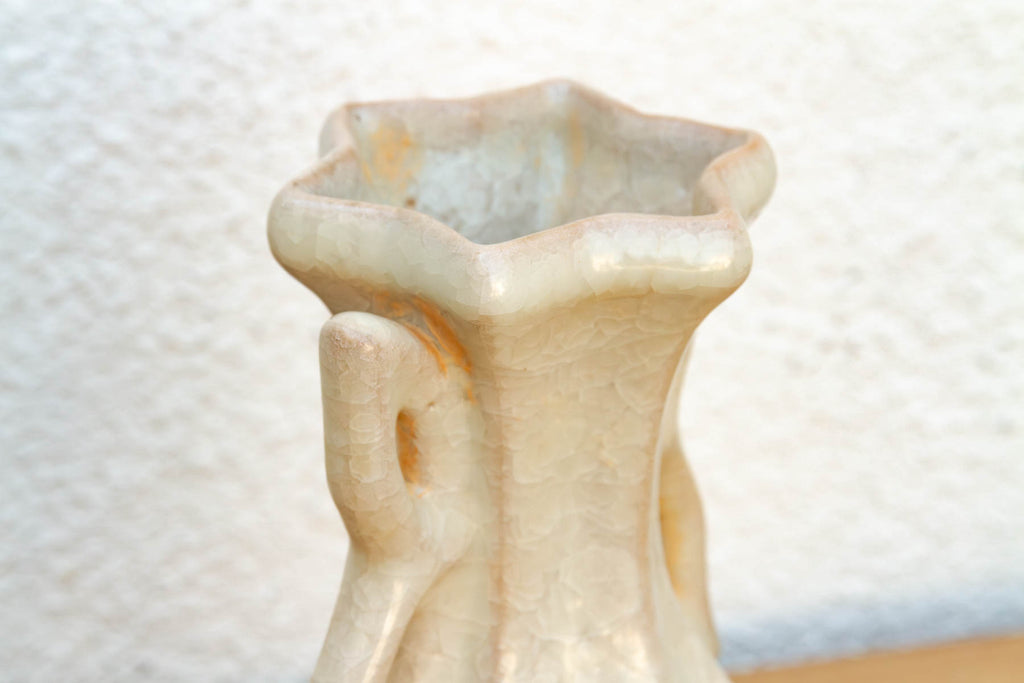 Butterfly Handle Celadon Craze Vase